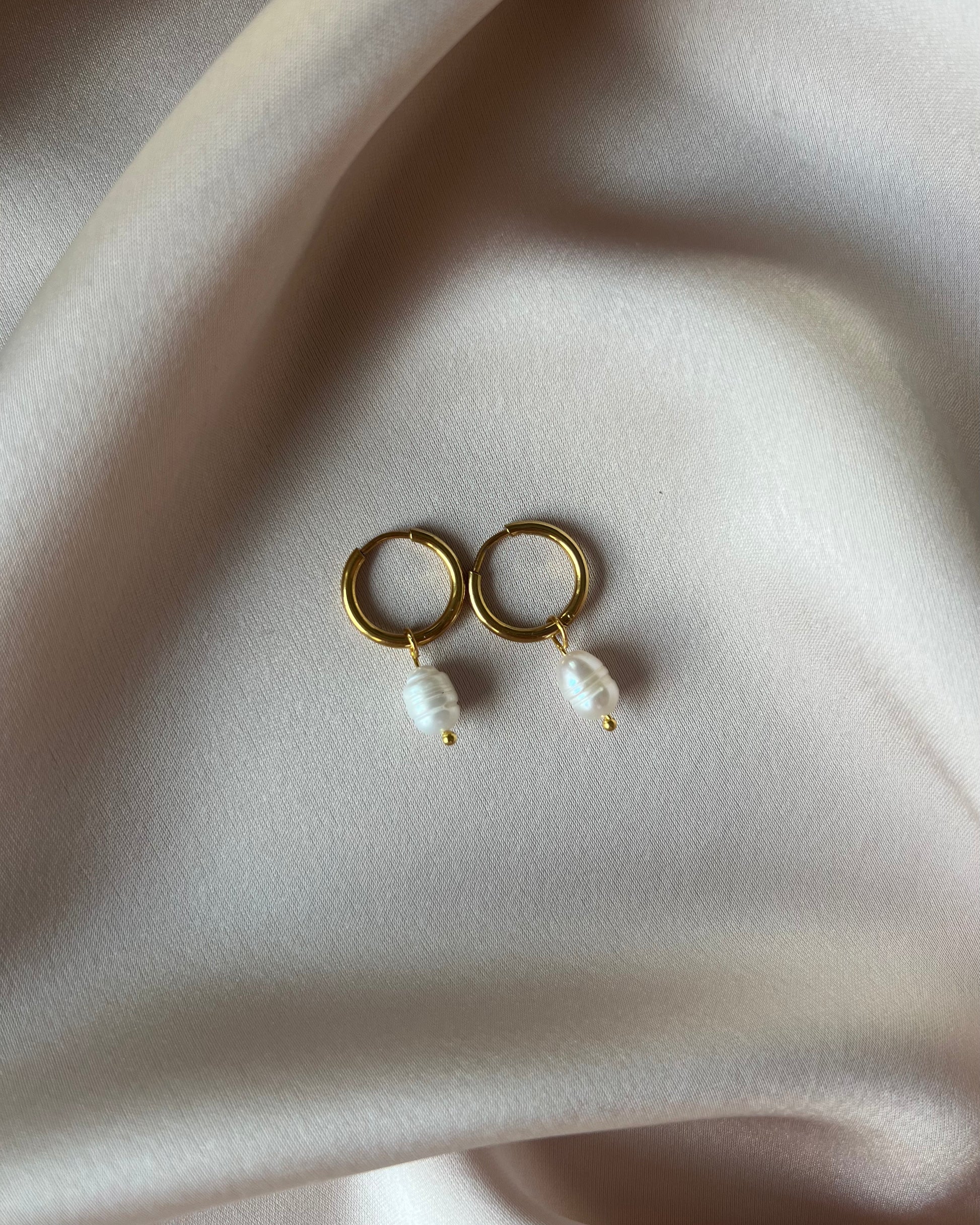Pearl Hoops