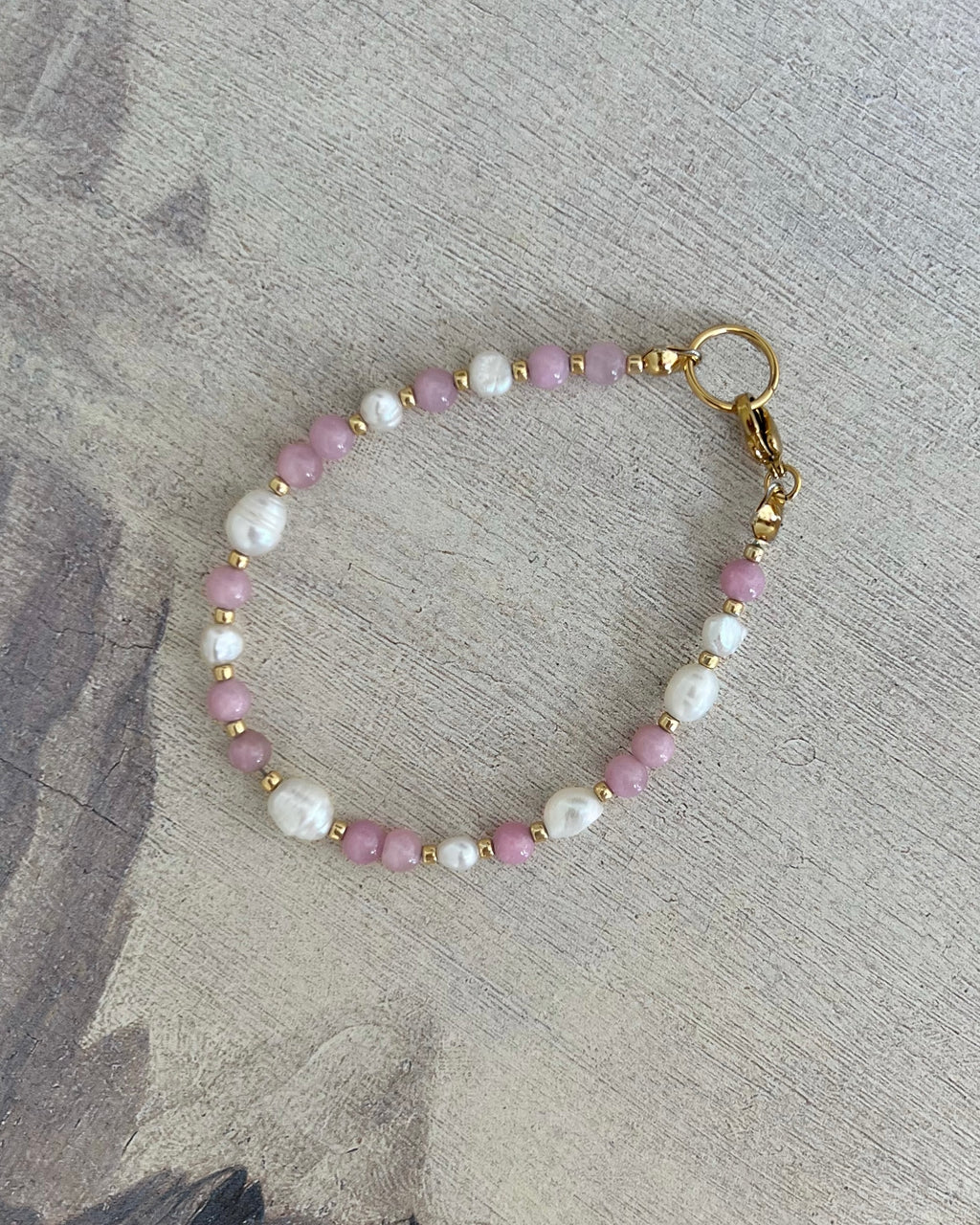 Purple Angelite Bracelet