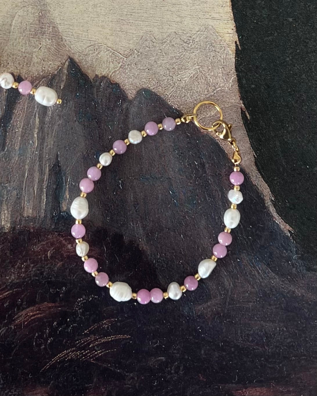 Purple Angelite Bracelet